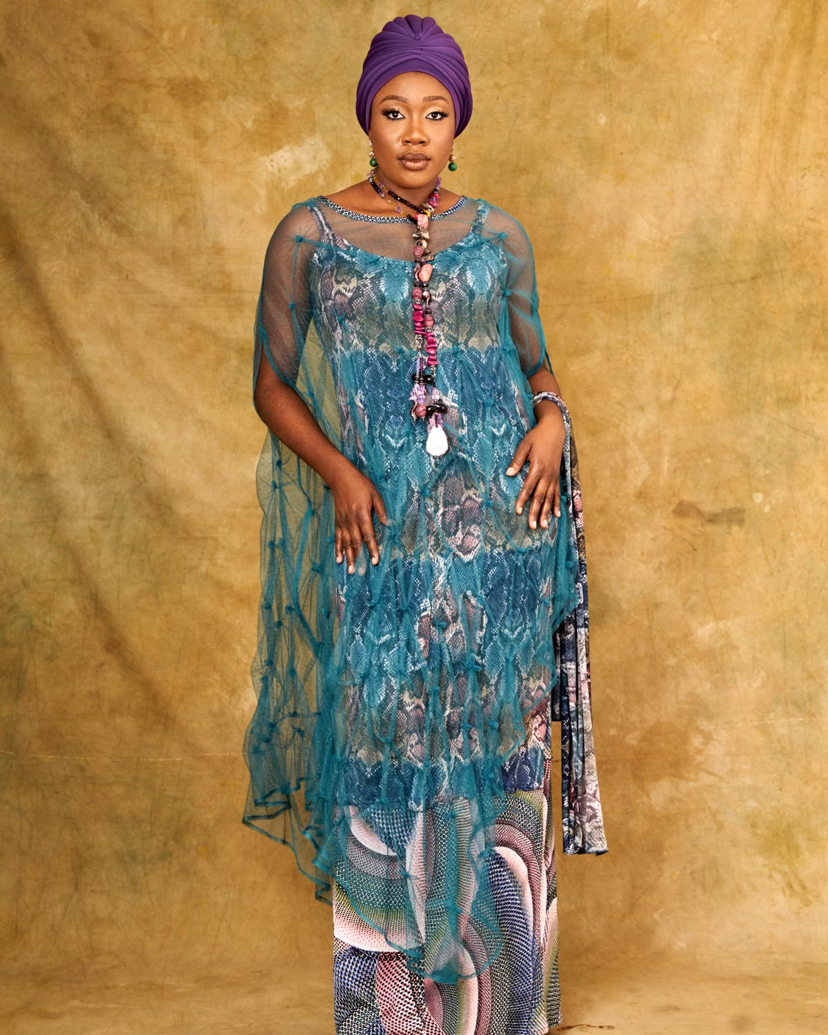 Ama Batik Midi Dress